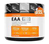 EAA PRO 9 Acides Aminés Essentiels, Poudre 300g, Citron, Vitastrong