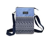 eaacaa shoulder bags for women, shoulder bag, bohemian cell phone bag, phone bag(blue)