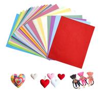 EAAGHK 30 Pcs Tissu Coton pour Patchwork, Tissus Matelassé en Coton Uni, Coupon Tissu Loisirs Créatifs 20 x 25 cm, Chutes de Tissus Couture Multicolore, pour Bricolage Matelassage Artisanat Poupée