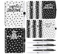 Eaasty Lot de 30 carnets de notes en forme de patte de chien - Journal à spirale avec stylo à bille en forme de patte - Cadeau pour femme et homme - Infirmière - Amoureux des animaux de compagnie