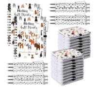 Eaasty Lot de 30 carnets de notes en forme de patte de chien - Journal à spirale avec stylo à bille en forme de patte - Cadeau pour femme et homme - Infirmière - Amoureux des animaux de compagnie