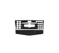 EABBADL Garniture de Panneau de Boutons de Radio CD de Console Centrale Compatible avec Benz W204 Classe C 2007-2013, Accessoires décoratifs intérieurs en Fibre de Carbone(Style B)