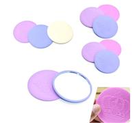 Eabdice 50 Pièces Miroir Portable Rond, Miroir Rond Portable, Miroir Maquillage Rond, Conçu pour Sacs à Main, Sacs de Voyage et Sacs à Main des Filles (Couleurs et Motifs Aléatoires)