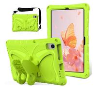 EabHulie Coque Enfant pour Lenovo Tab M10 Plus 2nd Gen 2020/Tab K10 2021 10,3" Étui Antichoc Léger en EVA avec Bandoulière et Support Papillon Vert Gazon