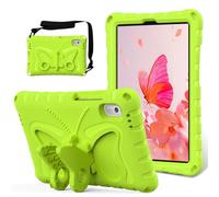 EabHulie Coque Enfant pour Lenovo Tab M9 2023 TB-310FU 9,0" Étui Antichoc Léger en EVA avec Bandoulière et Support Papillon Vert Gazon