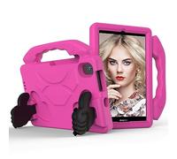 EabHulie Coque pour TCL Tab 8 Le/Tab 8 WiFi/Tab 8 Plus/Tab 8 SE/Tab 8V Étui Léger en Mousse EVA avec Poignée et Support, Housse Protectrice Enfant Rose