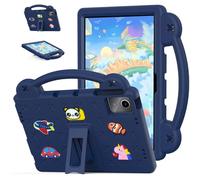 EabHulie Étui de protection pour tablette Doogee T30S / T30 Pro Kids - Motif dessin animé - Léger - Avec poignée et support - Bleu marine
