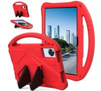 Eabhulie Étui pour Enfants pour Doogee U11 / U11 Pro 11" 2025, Poignée et Support Housse de Protection Antichoc et légère Rouge