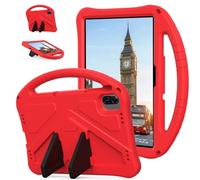 Eabhulie Étui pour Enfants pour Honor Pad X8a, Poignée et Support Housse de Protection Antichoc et légère Rouge