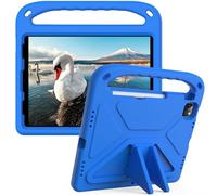 Eabhulie Étui pour iPad Pro 12.9 6th/5th/4th/3rd 2022/2021/2020/2018 Coque de Protection pour Enfant, Housse Légère et Antichoc en EVA avec Poignée et Support Bleu