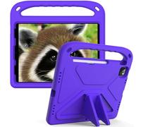 Eabhulie Étui pour iPad Pro 12.9 6th/5th/4th/3rd 2022/2021/2020/2018 Coque de Protection pour Enfant, Housse Légère et Antichoc en EVA avec Poignée et Support Violet
