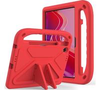 Eabhulie Étui pour Lenovo Tab K10 2nd 10,1" TB-311FU/Tab Tablet 10,1 2025 Coque de Protection pour Enfant, Housse Légère et Antichoc en EVA avec Poignée et Support Rouge