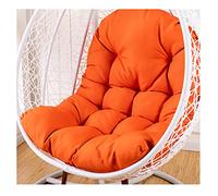 EABKLPQRS Coussin pour Fauteuil « Egg Hammock », Hanging Egg Chair Cushion Waterproof Sun Resistant Indoor Outdoor Multicolor(Orange)