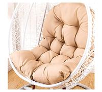 EABKLPQRS Coussin pour Fauteuil « Egg Hammock », Hanging Egg Chair Cushion Waterproof Sun Resistant Indoor Outdoor Multicolor(Khaki)