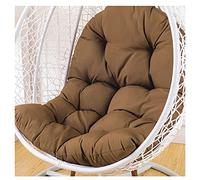 EABKLPQRS Coussin pour Fauteuil « Egg Hammock », Hanging Egg Chair Cushion Waterproof Sun Resistant Indoor Outdoor Multicolor(Light Brown)