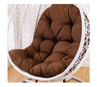 EABKLPQRS Coussin pour Fauteuil « Egg Hammock », Hanging Egg Chair Cushion Waterproof Sun Resistant Indoor Outdoor Multicolor(Dark Brown)