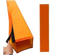 EABKLPQRS Tapis de Protection pour Basket-Ball, Housse pour Coussinet for Poteau carré de 5 Pieds Multicolore 2x2 à 13x13 Pouces(Orange,10.5"x10.5"(27x27cm))