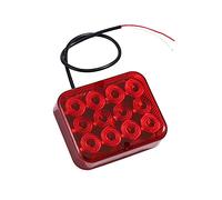 Eacalyc 1 * Feu Antibrouillard Arrière LED Lampe de brouillard pour Remorque Rouge Universel pour Remorque Camion Caravane