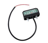 Eacalyc 1 * LED Eclairage de Plaque D'immatriculation, Lampe de Plaque d’Immatriculation 12~24V Feu de Plaque Arrière LED Étanche pour Voiture, Remorque, Véhicule ou Camion