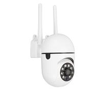 Eacam 1080p Smart Motion Tracking Security Camera, Color Night Viewing, Aide Bidirectionnelle, Caméra Blanche, Vue à 360 °, Enregistrement 24/7, avec Microphone et Haut-Parleur