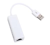 Eacam Adaptateur Réseau RJ45 USB 100Mbps Plug and Play Pratique pour Divers Systèmes D'exploitation Conception Compacte et Adaptée aux
