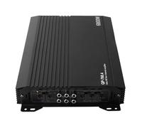 Eacam Amplificateur Stéréo de Voiture en Aluminium Pur, Transformateur Double Bobine, Fusibles de sécurité en Cuivre, équipé de Ports de Ventilation pour une Forte Dissipation