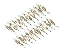 Eacam Appât à Ressort, Cage à Leurres d'alimentation en Ligne en Alliage de Cuivre, Ressort en Forme d'olive pour Une Pêche Plus Efficace, Opération Facile avec Une Petite Taille et