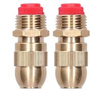 Eacam Arroseur D'arrosage Réglable à Filetage Mâle G1/2, Buse de Pulvérisation en Laiton Robuste, pour Serres, Jardins, Fleurs, Refroidissement, Raccord D'irrigation