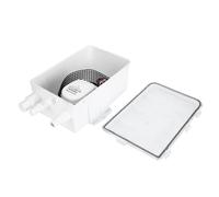 Eacam Automatique 12V 750 GPH Pompe de Carte de Douche Système Boat RV RV Bilge Marine Multi-Port Boîte, Commutateur intégré, Camarade à Carreaux, Couvercle Transparent pour un
