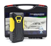 Eacam Automobile Battery Booster, Starter de Saut de Voiture Portable avec Pompe à Compresseur D'air 800A PAED PACLE, LUMIÈRE LED DOUBLE USB POUR 12V 6,0L (Avec pompe à air)