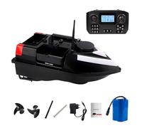 Eacam Batterie Rechargeable de Grande capacité, Bateau-appât de Pêche GPS, capacité Charge 2 Kg pour Une Nidification à Point Fixe à volonté, ABS Résistant l'usure, (Prise UE 12000mAh)