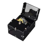 Eacam Boîte Créative Amusante, Machine Leave Me Alone, Jouet Surprise Qui S'éteint Tout Seul, Jouet Amusant sans Fin pour Les Gens Cool, Noir