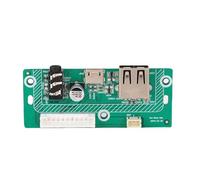 Eacam Carte de Port de Charge USB pour Haut-Parleur Module Port Charge pour Haut-Parleur Carte Remplacement USB 4 Ports Démarrage Progressif 3 A 20 V V