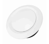Eacam Dics D'éventail d'alimentation D'échappement au Plafond, en Matériau ABS de Haute qualité, Facile à Installer et à Nettoyer et à la Ventilation Blanche Couverture du DUCTING 75 (150 mm)