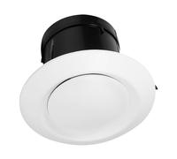 Eacam Dics D'éventail d'alimentation D'échappement au Plafond, en Matériau ABS de Haute qualité, Facile à Installer et à Nettoyer et à la Ventilation Blanche Couverture du DUCTING 75 (75 mm)