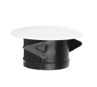 Eacam Dics D'éventail d'alimentation D'échappement au Plafond, en Matériau ABS de Haute qualité, Facile à Installer et à Nettoyer et à la Ventilation Blanche Couverture du DUCTING 75 (100 mm)