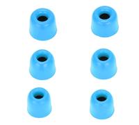 Eacam Embouts de Remplacement pour écouteurs, Réduction du Bruit, 6 Pièces, Embouts en Mousse à Mémoire de Forme pour Un Confort amélioré et Un Ajustement sécurisé (Bleue)