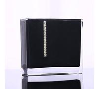 Eacam Ensemble D'accessoires de Salle de Bain Noirs avec Matériau en Résine, Facile à Nettoyer et Robuste, Style Luxueux pour la Décoration de la Maison, adapté à la Salle de Bain