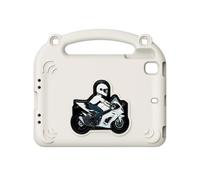 Eacam Étui de Protection en Mousse EVA Antichoc avec Support de Conception Moto pour Mini 1/2/3/4/5 7.9 Pouces (Beige)