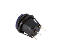 Eacam Interrupteur à Bascule à LED Bleu, Configuration Facile, Empêcher une Rotation Indésirable, SPT/Désactivation Illuminée, Source de 12 Volts, adapté à la Voiture, Bateau avec