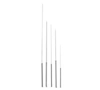 Eacam Kit D'aiguilles de Nettoyage de Buse de 5pcs avec Poignées pour Imprimante 3D 0,2 Mm 0,3 Mm 0,4 Mm 0,5 Mm 0,6 Mm, Acier Inoxydable, adapté au Duplicator, Reprap et Autres