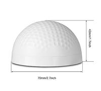 Eacam Large Gamme, HiFi Sound Survering Head for CCTV Security System, Pall Size Design avec Une Voix Claire et Un Faible Bruit, S'applique à Une variété de Situations