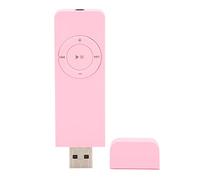 Eacam Lecteur Mp3 de 64 Go, Support Sonore sans Perte, Lecteur de Musique Mini Mini Compacte et Portable, Longue Durée de Vie de la Batterie, écoute des Romans, Support de Carte (Rose)