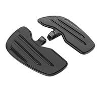 Eacam Les Planches de Plancher du Cycliste Avant en Aluminium, Laissez Vos Pieds Se Déplacer, Adaptez-vous à Indian/Soixante/Bobber 2015-2021, un Matériau en Aluminium Solide et (Tout noir)