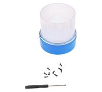 Eacam Lumières Stroboscopiques D'urgence pour Véhicules, Balise de Circulation LED V16 avec Support de Toit magnétisé, Voyant D'avertissement Portable pour Voiture Moto, Haute vis (Bleu Blanc)