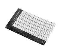 Eacam Mat à Vis Magnétique, Coussinets à Vis Magnétique pour Réparation de Téléphone, Tapis de Mémoire à Vis Universel, Conception de la Grille Empêche la Confusion de Vis, Boîte à