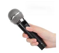 Eacam Microphone Filaire Dynamique Unidirectionnel à Bobine Mobile, pour événements KTV DVD, Plastique et Métal Durable, YS-226