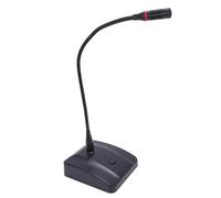 Eacam Microphone Professionnel à Condensateur à Col de Cygne, Micro de Bureau pour Conférences, événements, Diffusion en Continu, Alimentation par Deux Piles AA