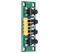 Eacam Module de Clavier à 4 Broches, 4 Boutons Indépendants, Matériel de Carte PCB, Expérience de Projet de Graduation de Conception de tudiant, Opération à Long Terme