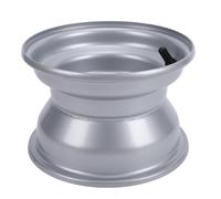 Eacam Moyeu de Jante de Roue 16x8-7, Matériau en Acier, 3 Trous Boulons, Roue Avant et Arrière VTT, Pneu Kazuma Quad UTV 7 Pouces, Large Zone Contact au Sol, Fixation (Argent)